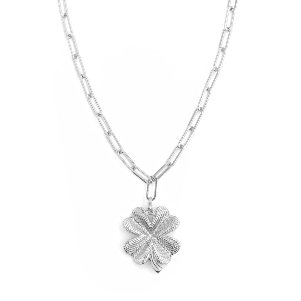COLLAR CON COLGANTE LUCKY SILVER