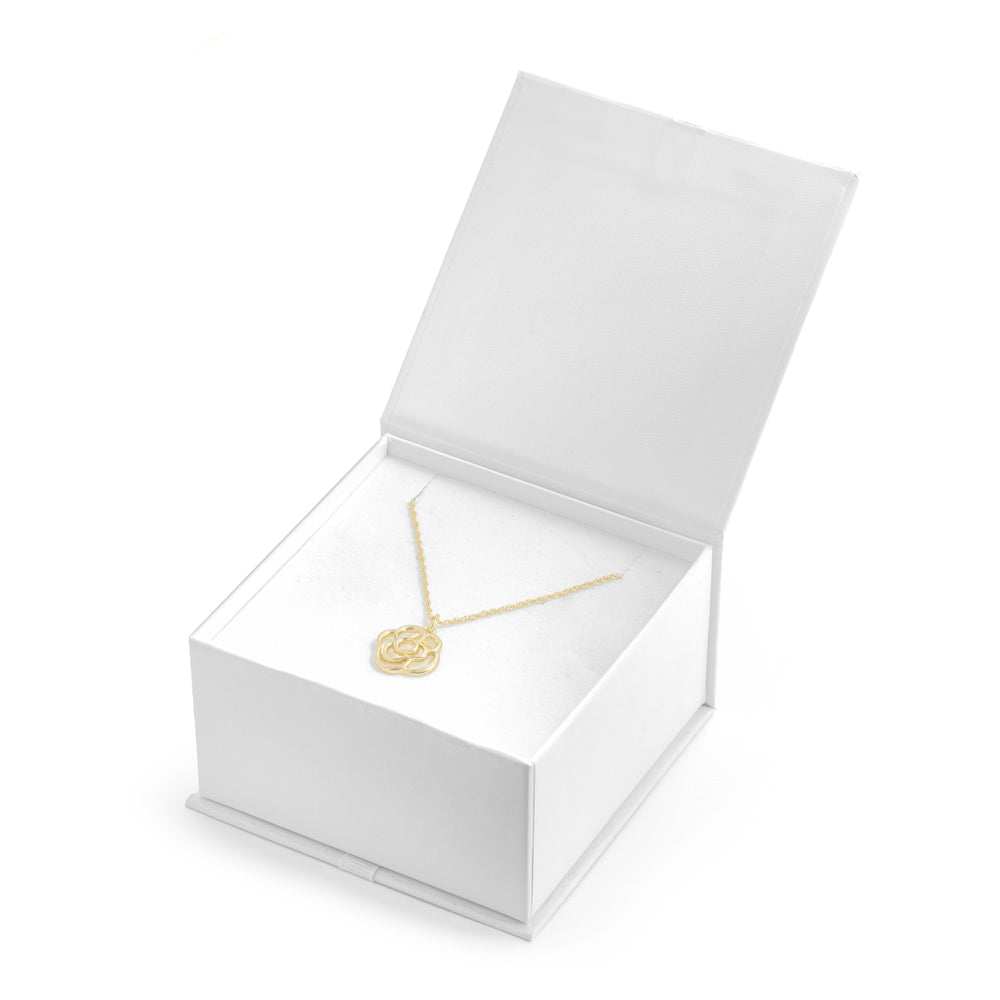 COLLAR CON COLGANTE ROSA GOLD
