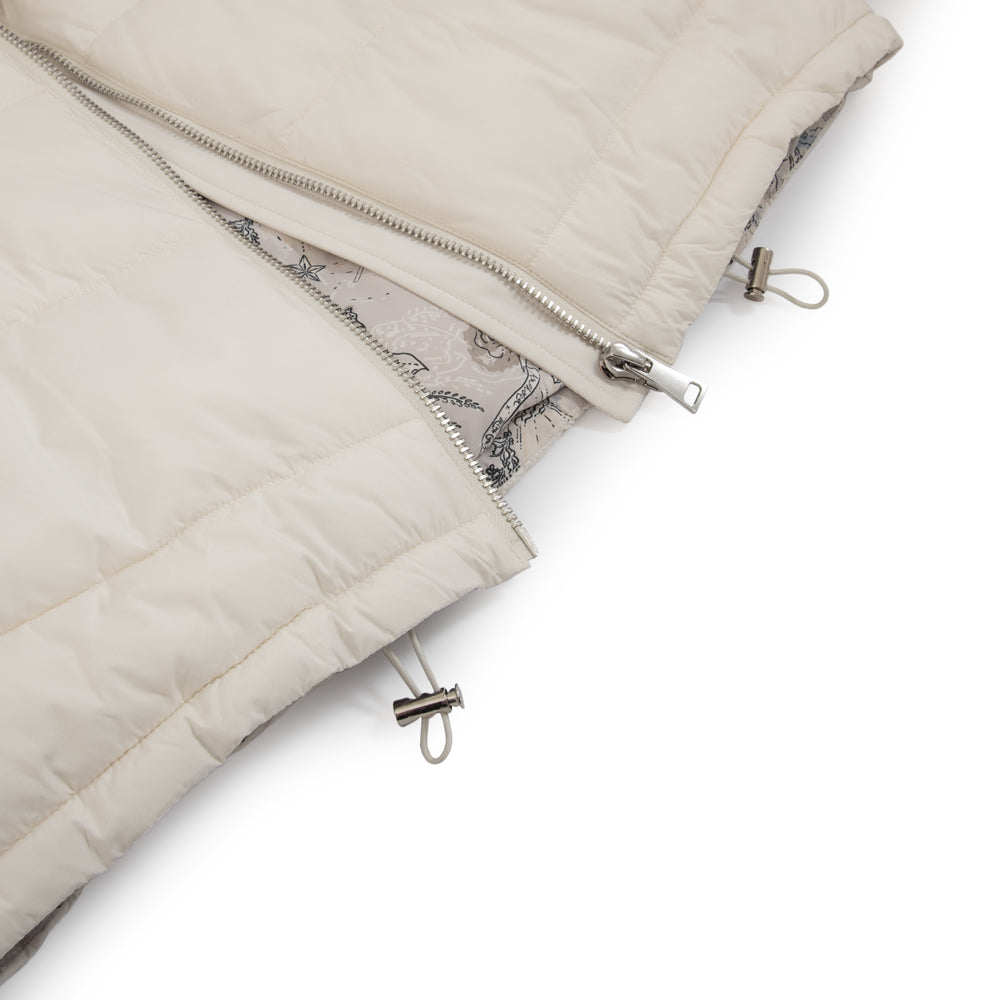 CAMPERA CON MANGA TEJIDA ANIKA BLANCO
