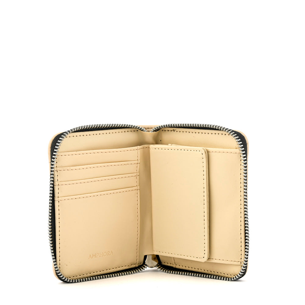 BILLETERA ESTUCHE CHICA ANIMA BEIGE