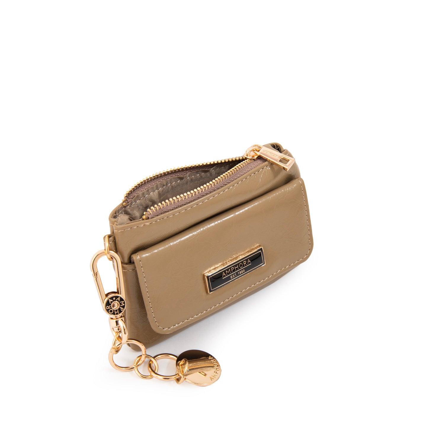 MONEDERO CON BOLSILLO FRONTAL ARLET VERDE