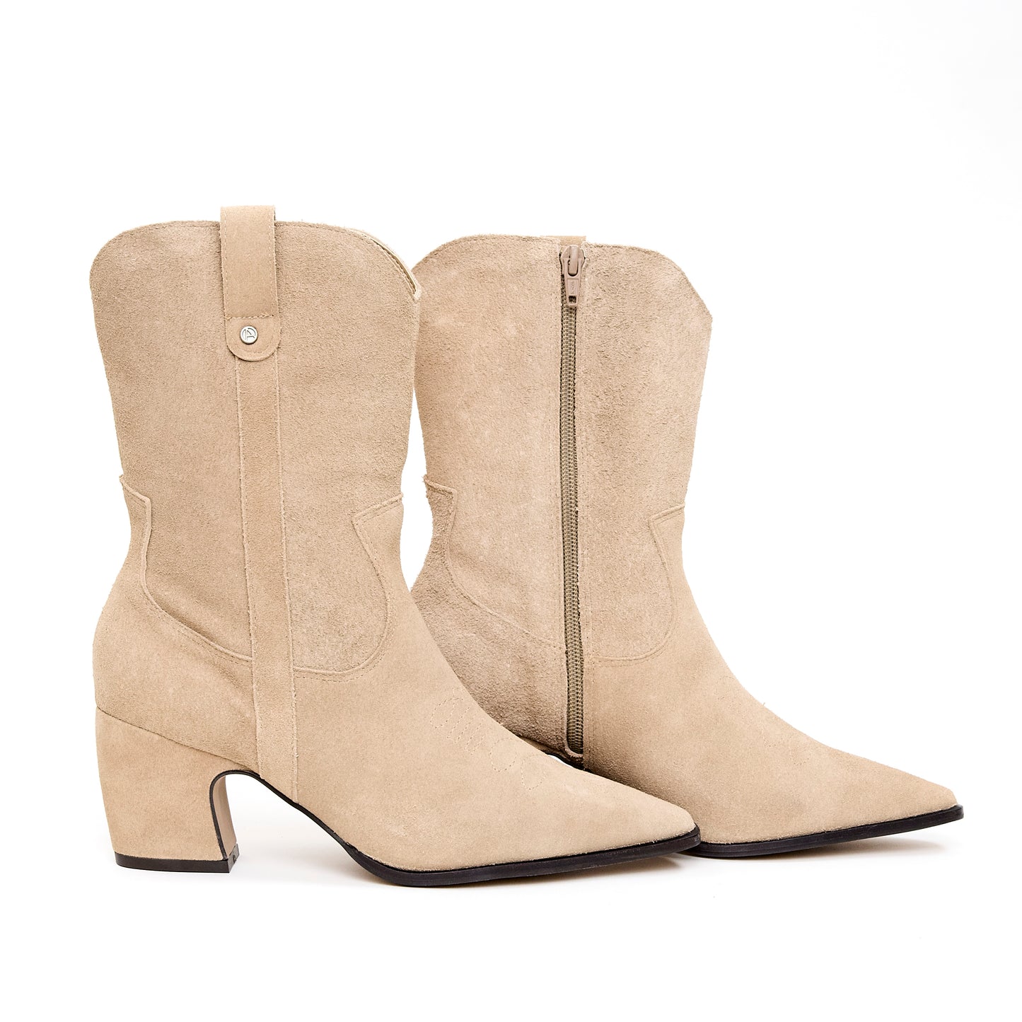 BOTA CAÑA MEDIA AZALEA BEIGE