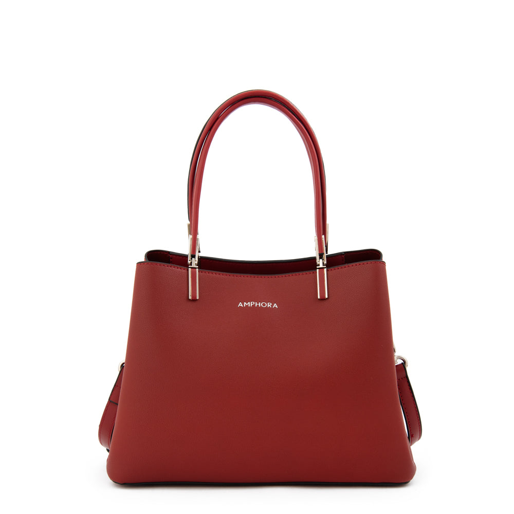 CARTERA CARMINA ROJO