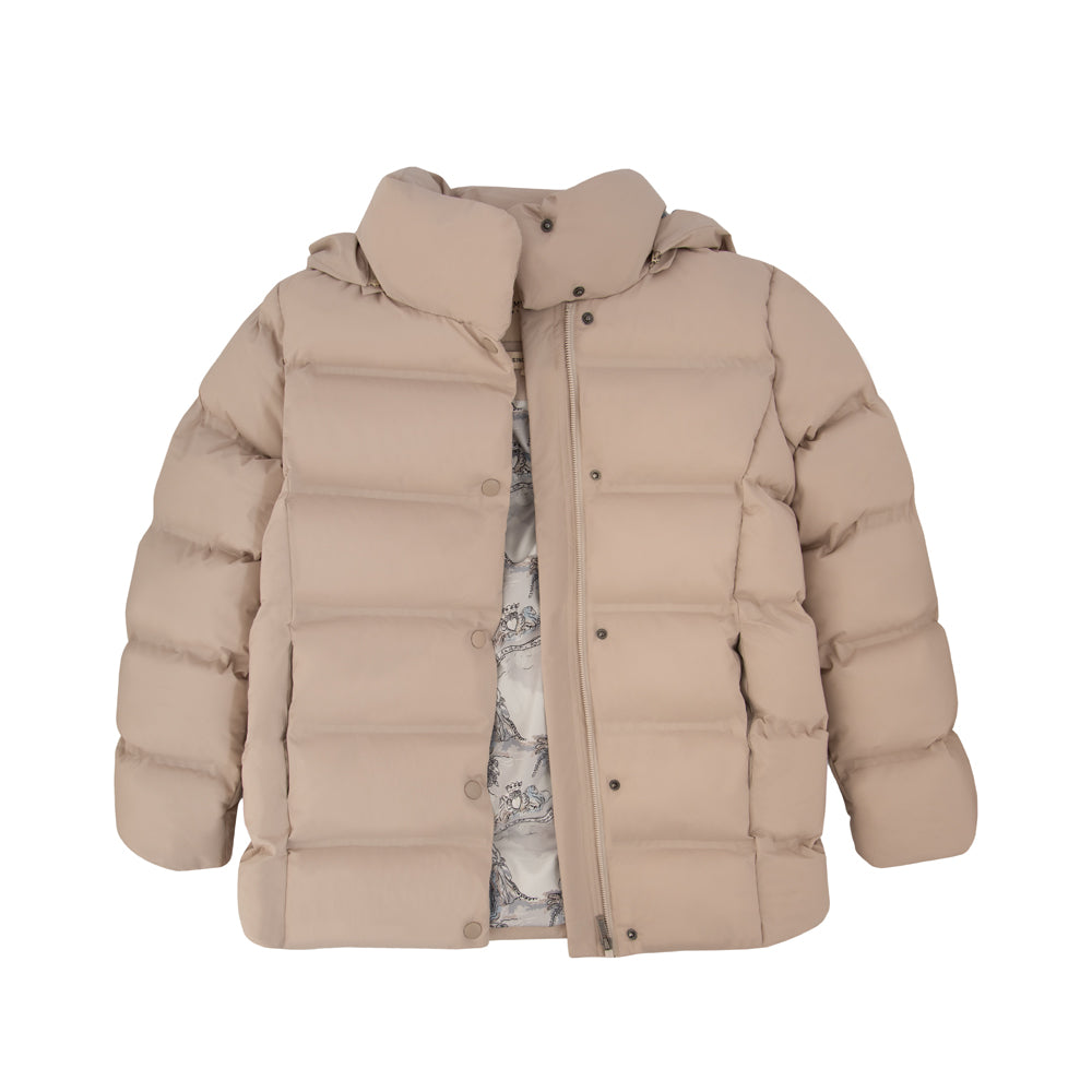 CAMPERA PUFFER ELISA TAUPE