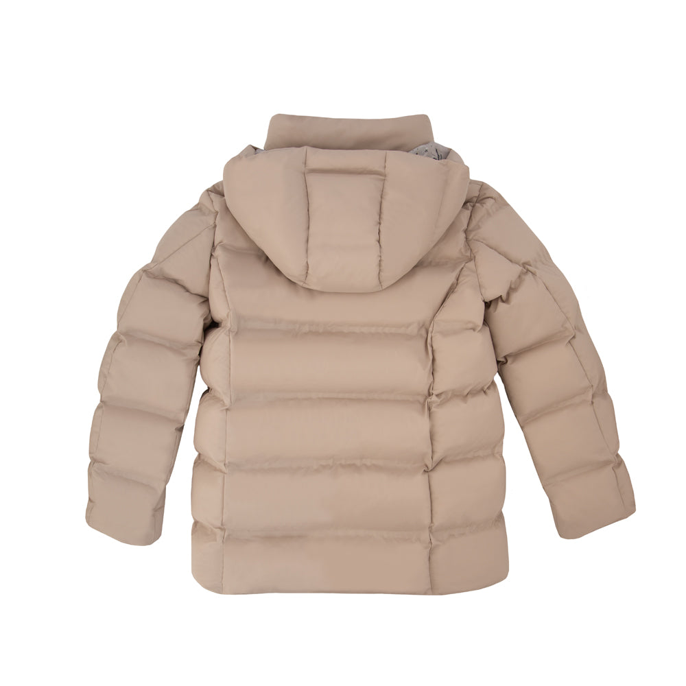 CAMPERA PUFFER ELISA TAUPE