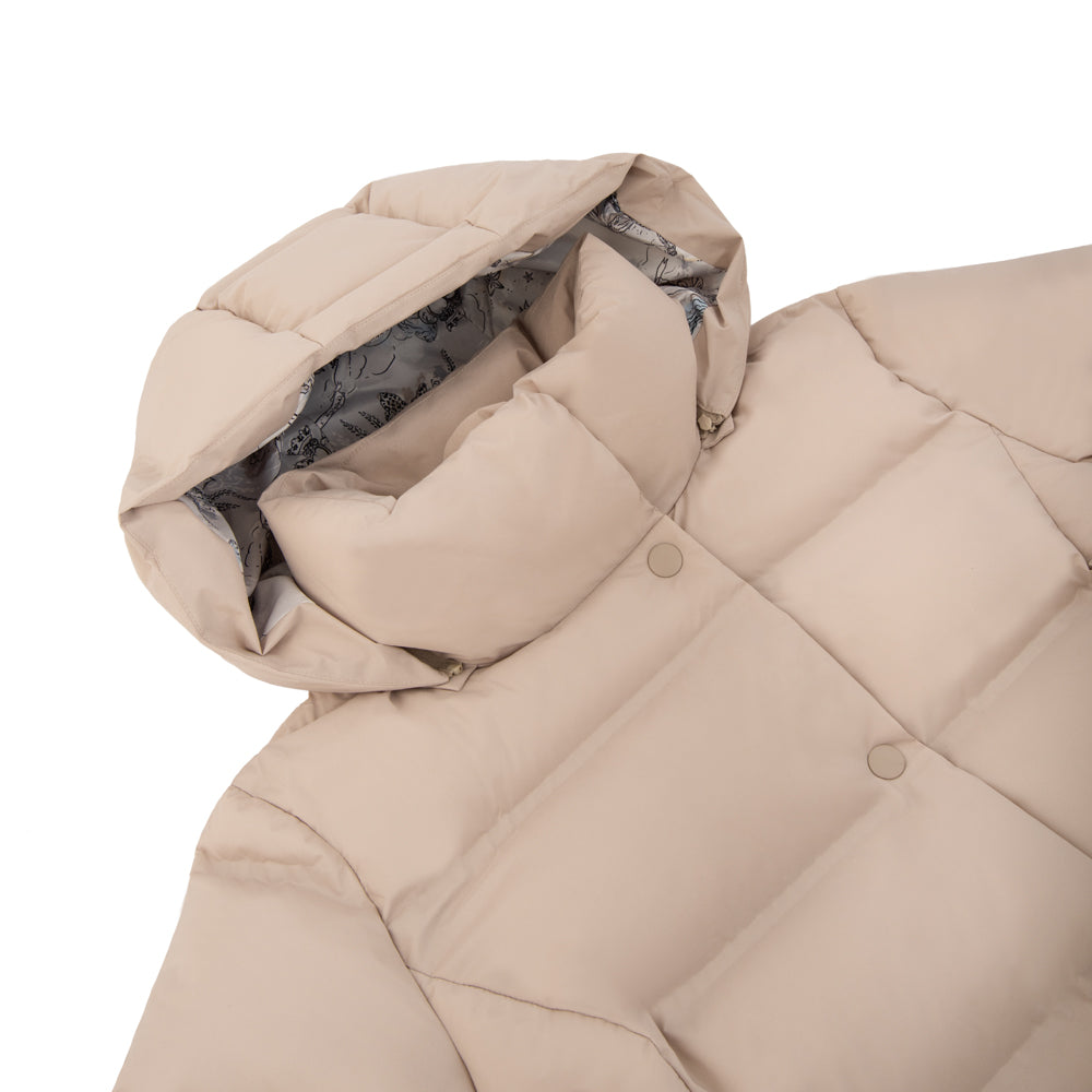 CAMPERA PUFFER ELISA TAUPE