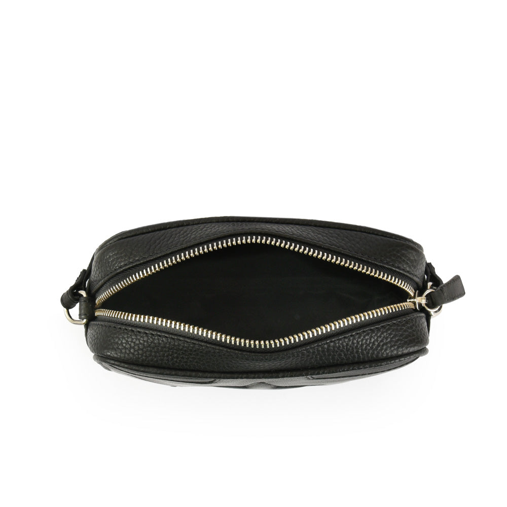 BANDOLERA CUERO ETOILES NEGRO