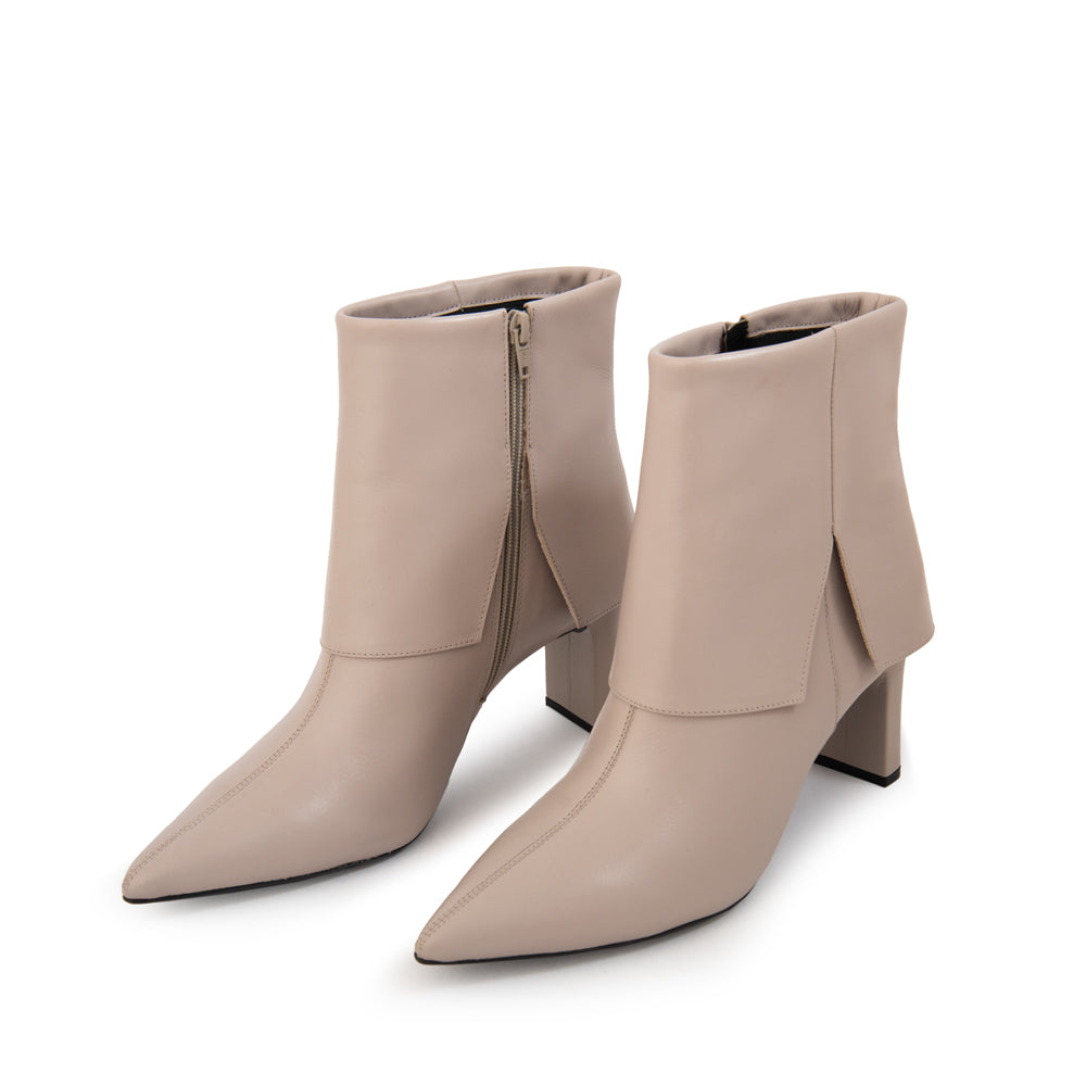 BOTIN CON TACO KRISTEN BEIGE