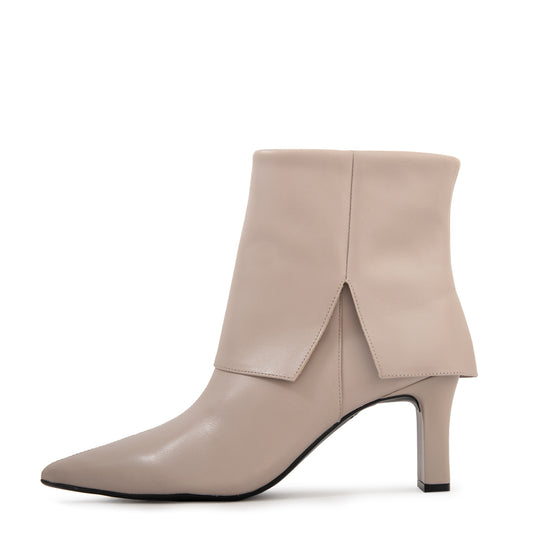 BOTIN CON TACO KRISTEN BEIGE