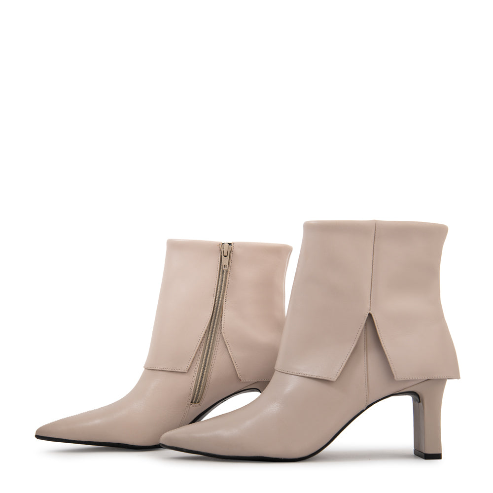 BOTIN CON TACO KRISTEN BEIGE