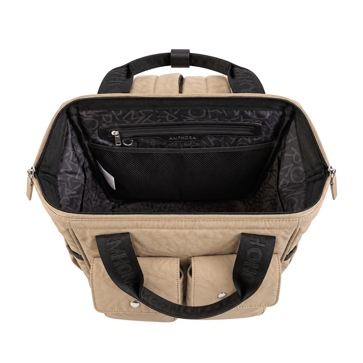 MOCHILA MATERNAL AMPHORA LUCRECIA BEIGE