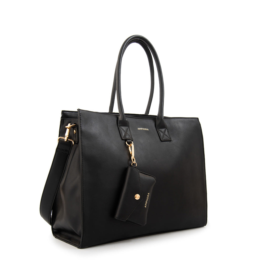 CARTERA PORTA NOTEBOOK 13" MABEL NEGRO