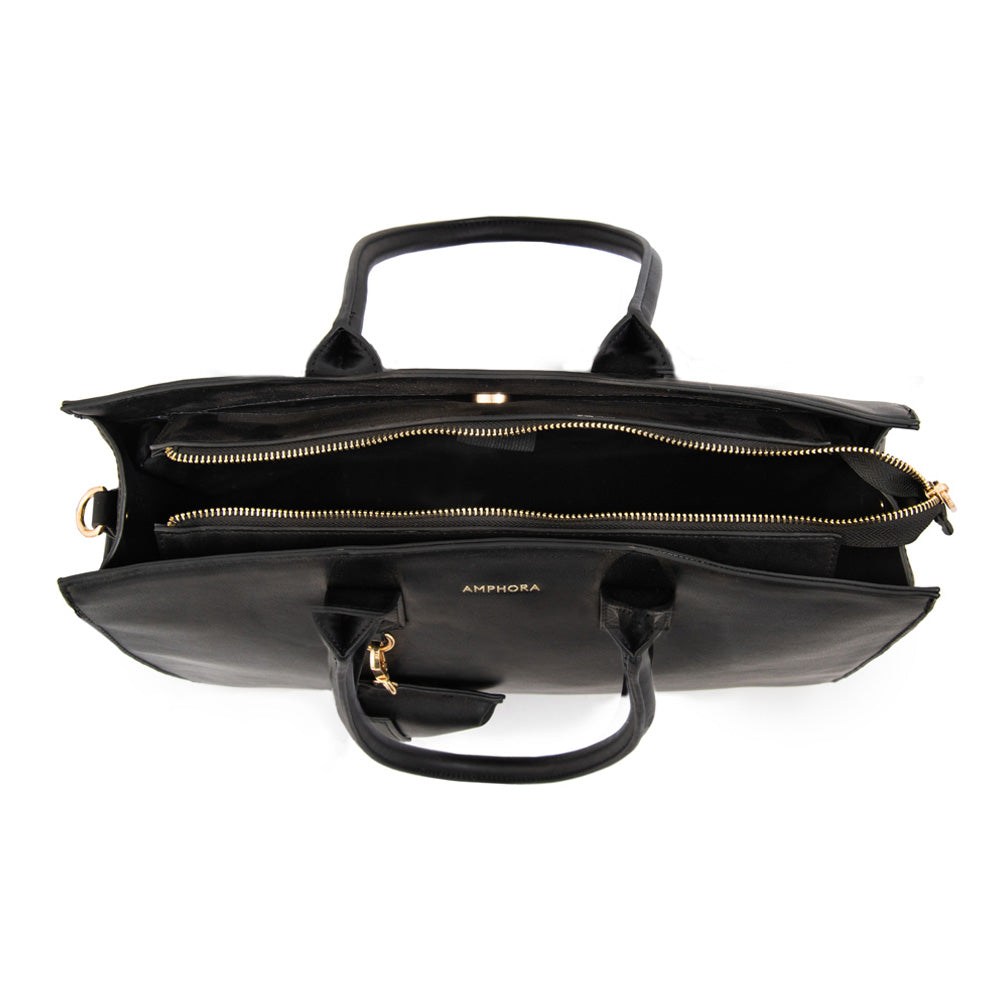 CARTERA PORTA NOTEBOOK 13" MABEL NEGRO