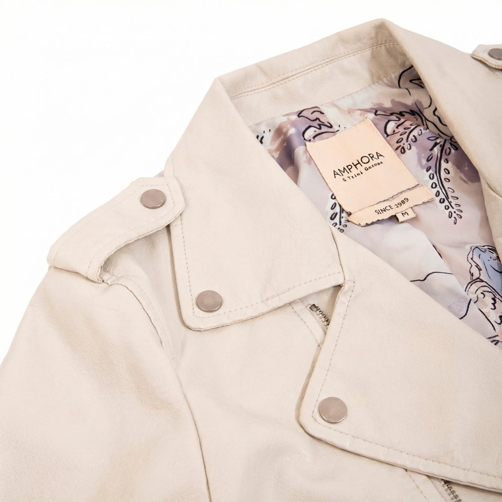 CAMPERA BIKER NANCY BLANCO