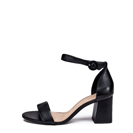 SANDALIA TACO ALTO NERY NEGRO