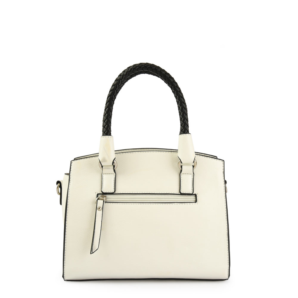 CARTERA TRES DIVISIONES ROSINE BLANCO