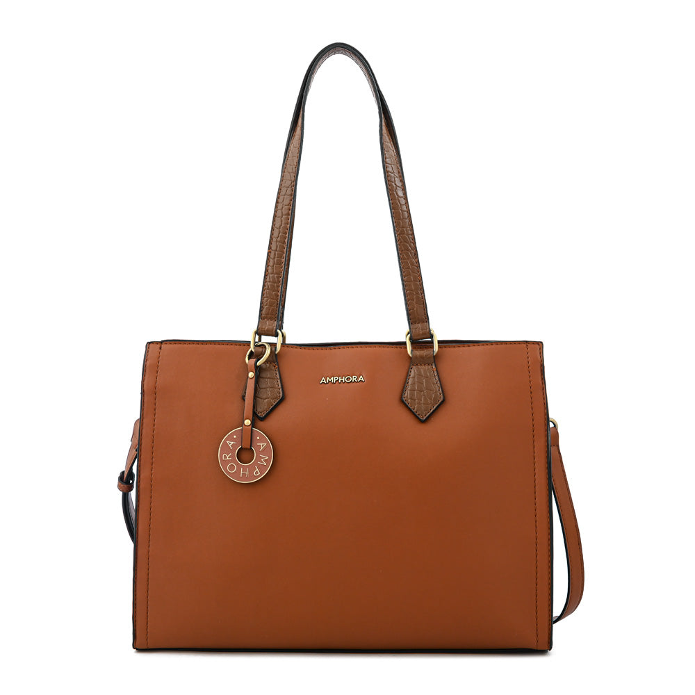 CARTERA PORTA NOTEBOOK 12" NILA MARRÓN