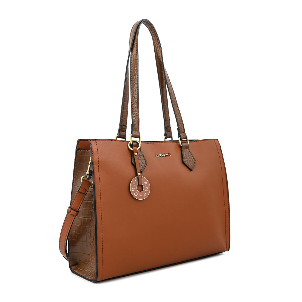 CARTERA PORTA NOTEBOOK 12" NILA MARRÓN