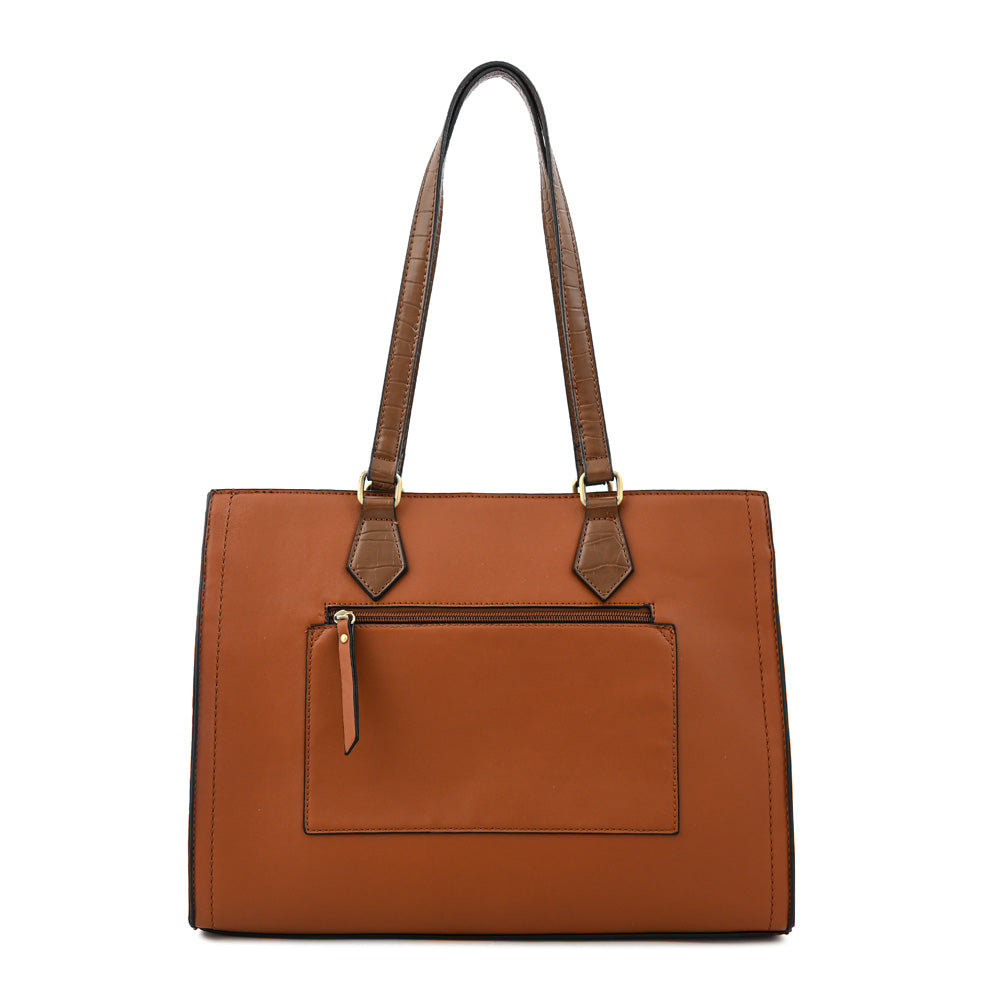 CARTERA PORTA NOTEBOOK 12" NILA MARRÓN