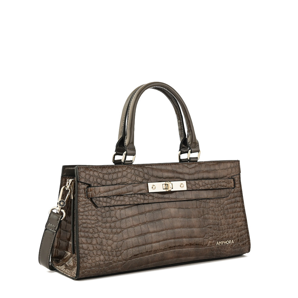 CARTERA BAGUETTE JULIA TAUPE