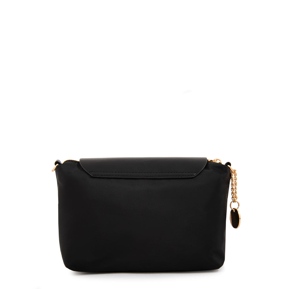 BANDOLERA AUDREY GRANDE NEGRO LISO