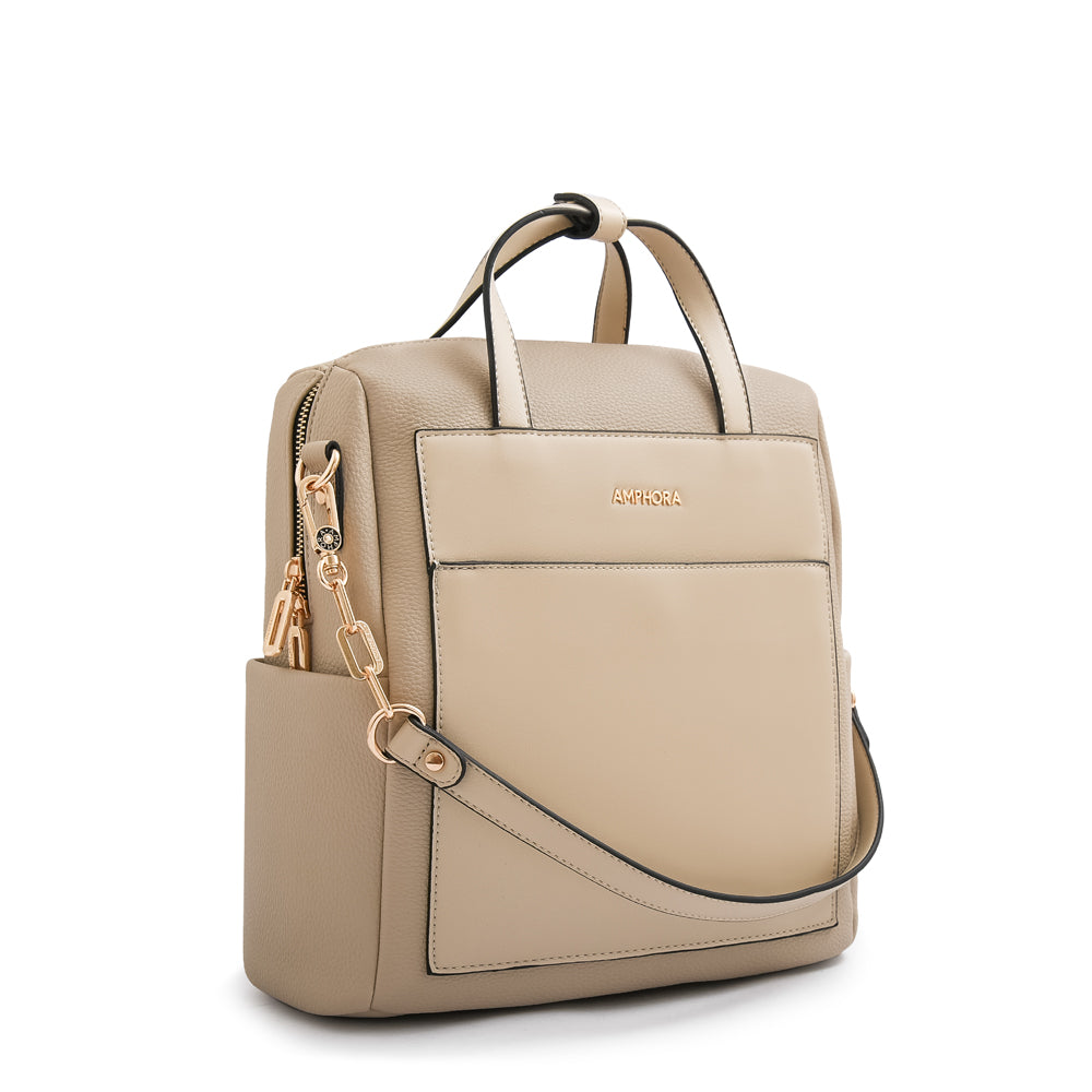 MOCHILA MADRID BEIGE