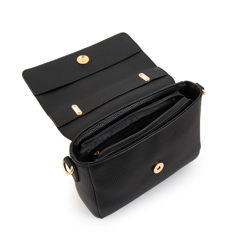 BANDOLERA ROSY NEGRO