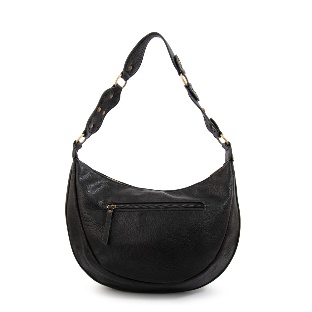 CARTERA CORTE OVAL ROCIO NEGRO