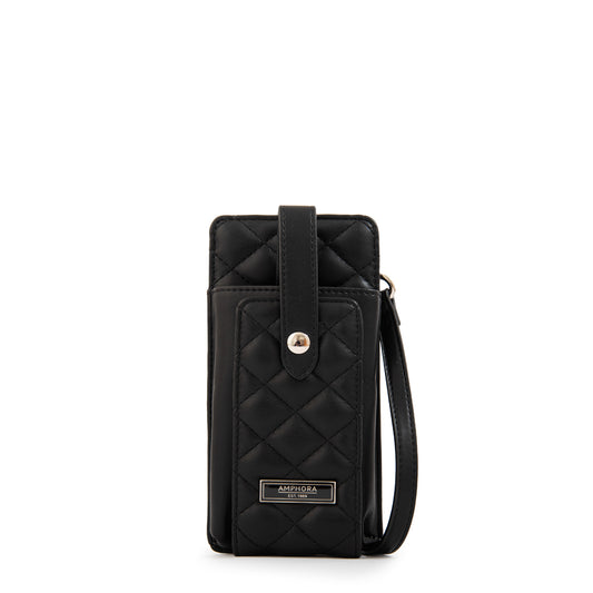 BANDOLERA PORTA CELULAR BEATRIZ NEGRO