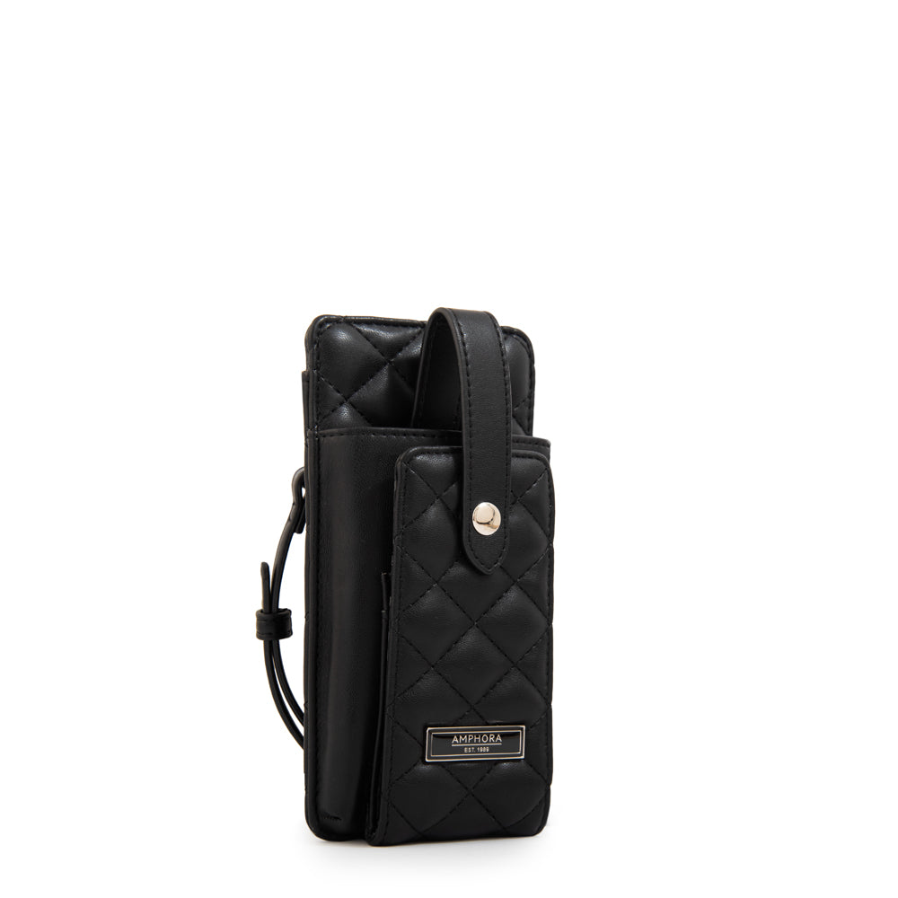 BANDOLERA PORTA CELULAR BEATRIZ NEGRO