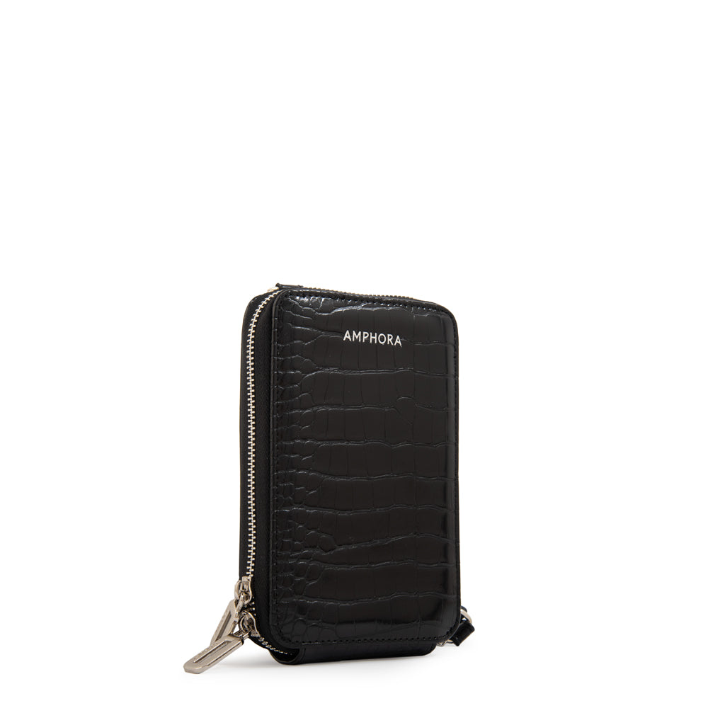 BANDOLERA PORTA CELULAR BOGA NEGRO