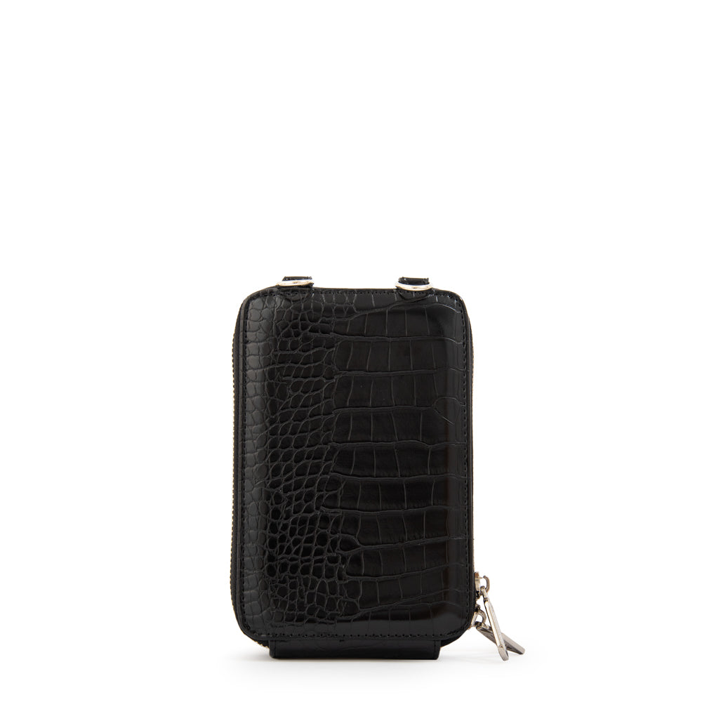 BANDOLERA PORTA CELULAR BOGA NEGRO