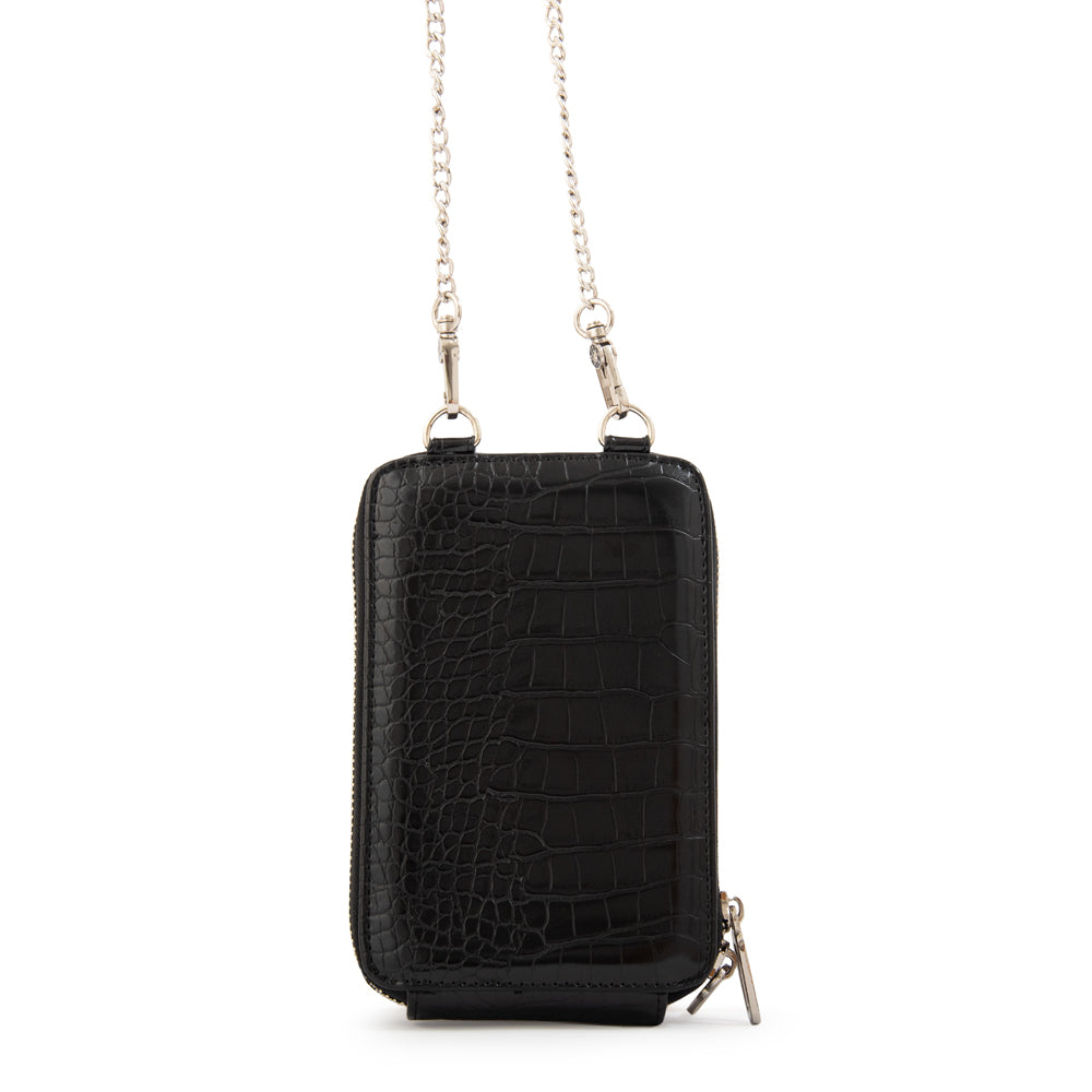 BANDOLERA PORTA CELULAR BOGA NEGRO