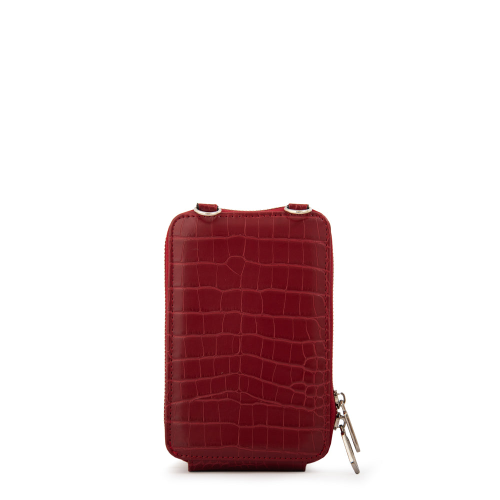 BANDOLERA PORTA CELULAR BOGA ROJO