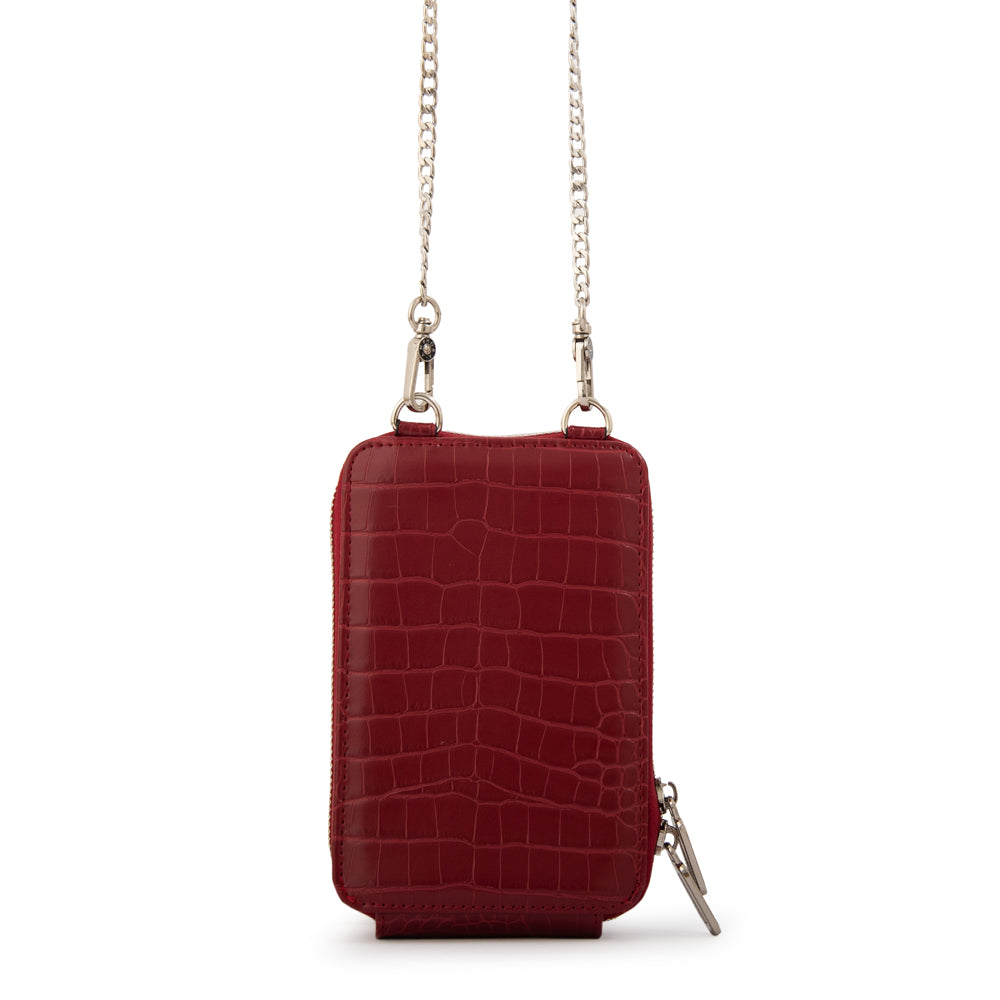 BANDOLERA PORTA CELULAR BOGA ROJO