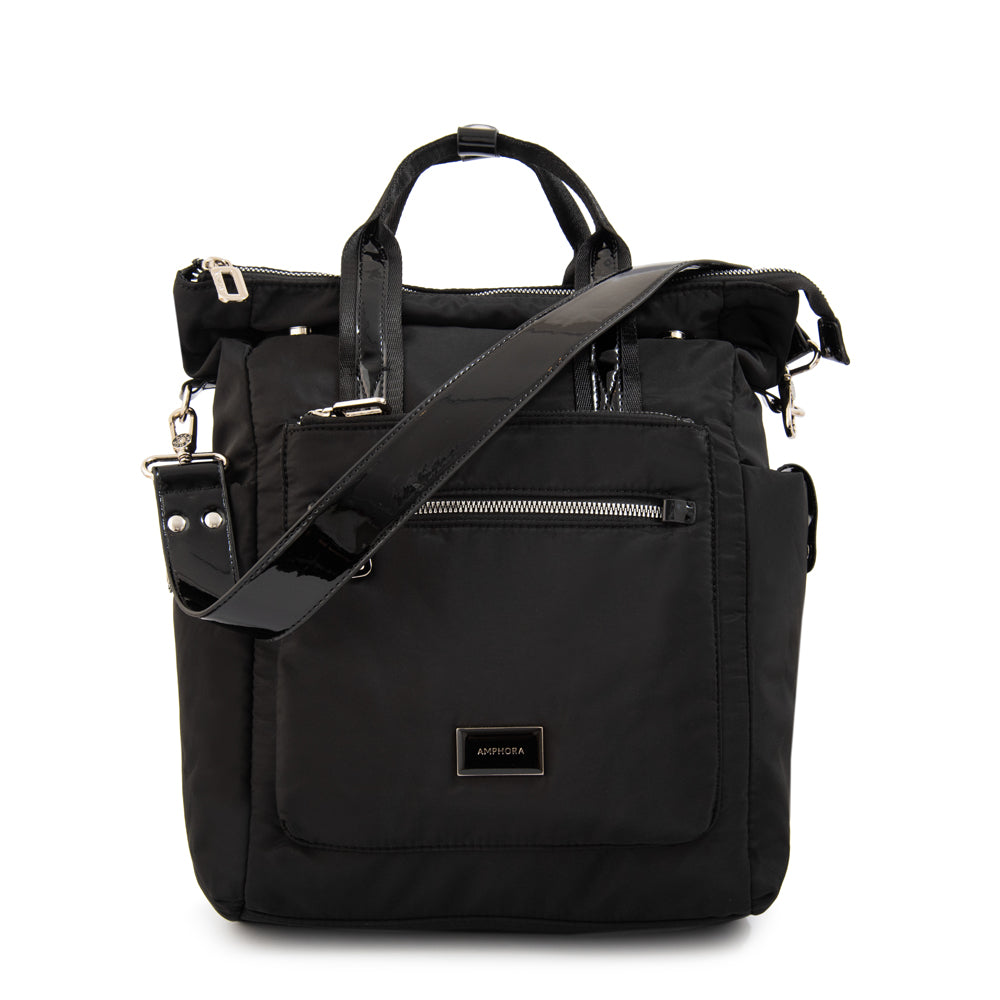 MOCHILA PORTA NOTEBOOK 13" CECILIA NEGRO