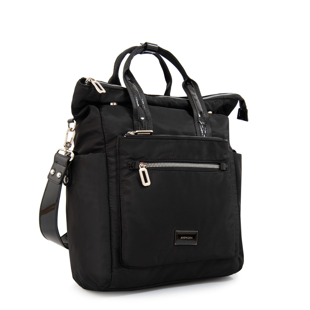 MOCHILA PORTA NOTEBOOK 13" CECILIA NEGRO