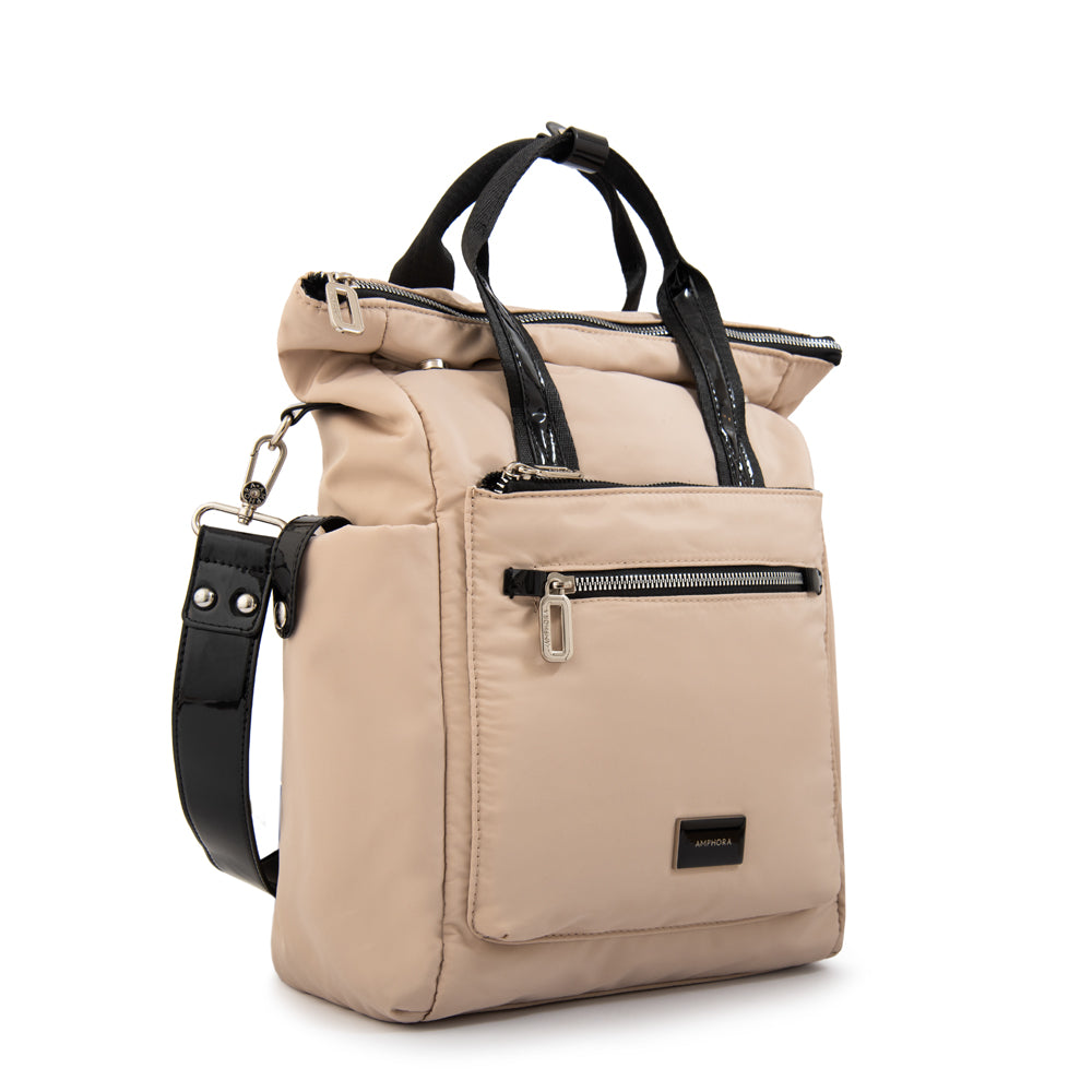 MOCHILA PORTA NOTEBOOK 13" CECILIA BEIGE