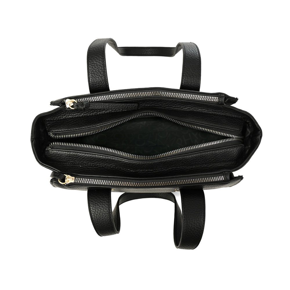 CARTERA TRES DIVISIONES BELINDA NEGRO