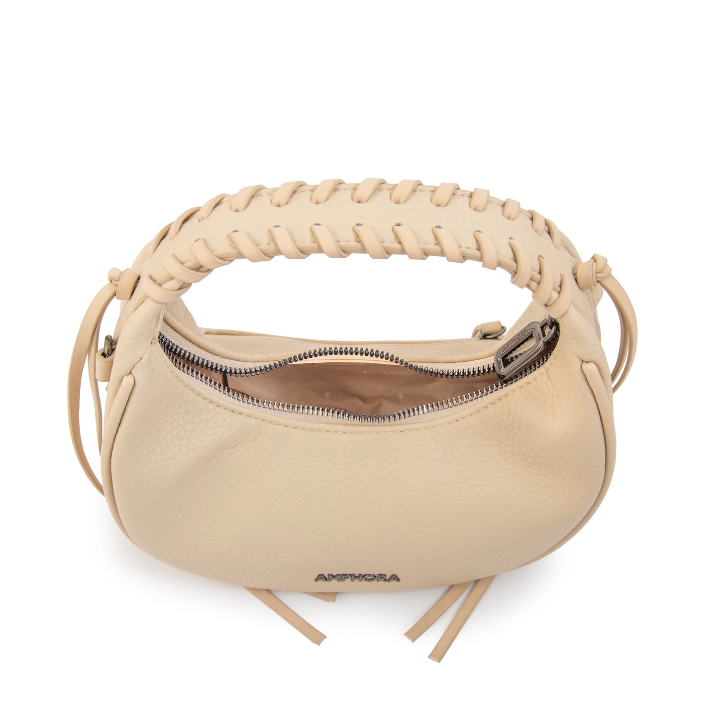 CARTERA CORTE OVAL MUSA BLANCO