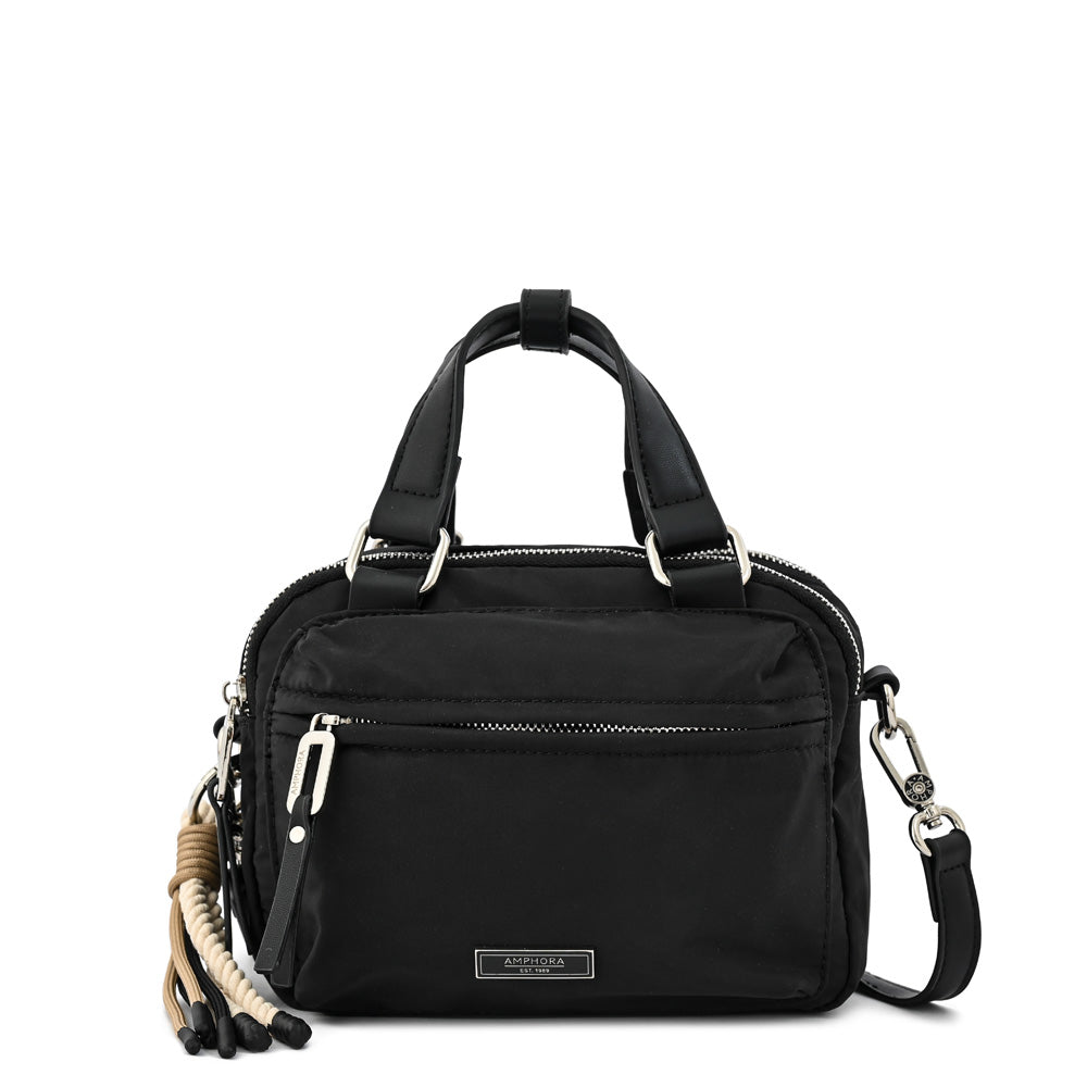 BANDOLERA JOSELINA NEGRO LISO