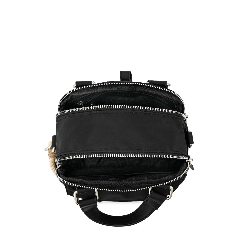 BANDOLERA JOSELINA NEGRO LISO
