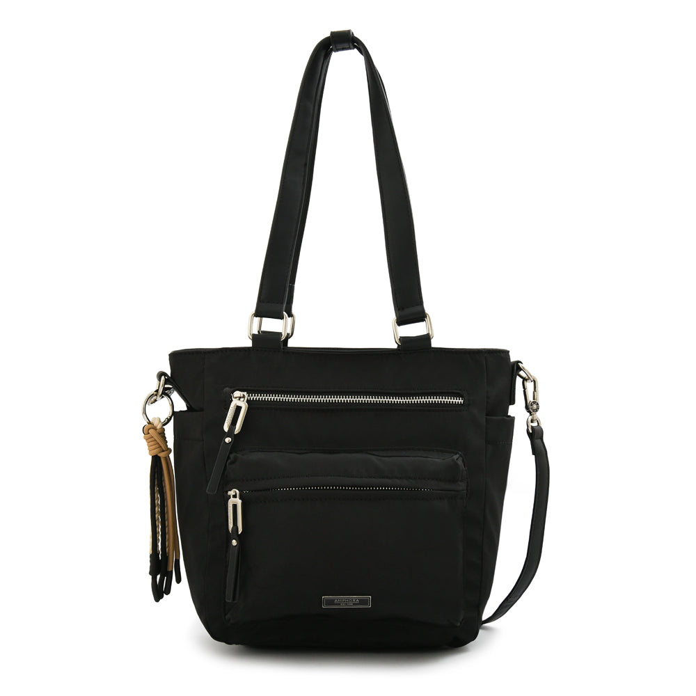 CARTERA JOSELINA NEGRO LISO
