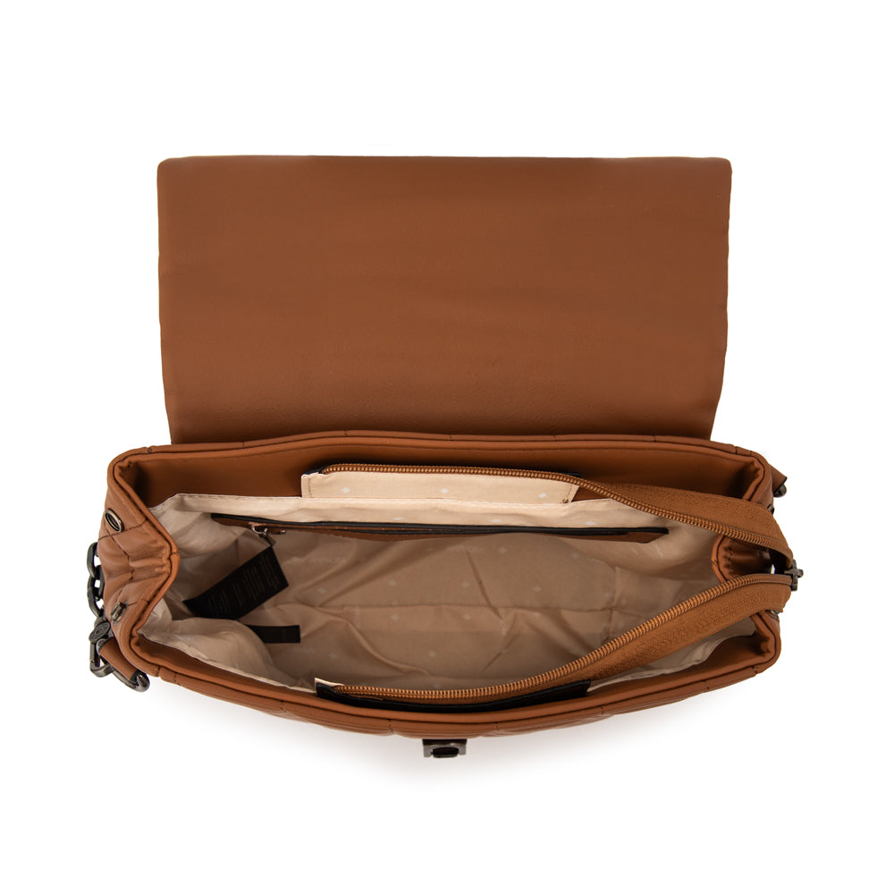 MOCHILA GRECIA MARRÓN