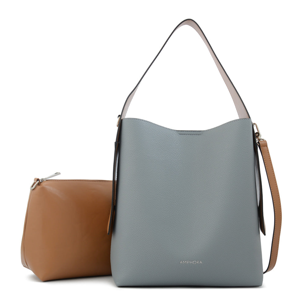 CARTERA CORTE RECTO IRIS AZUL