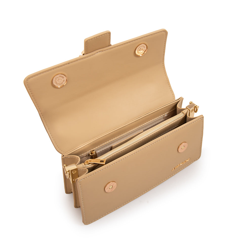 BANDOLERA LUCIANA BEIGE