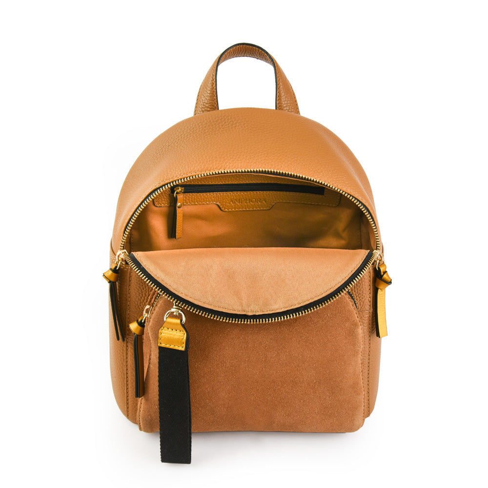 MOCHILA CUERO NILE CAMEL