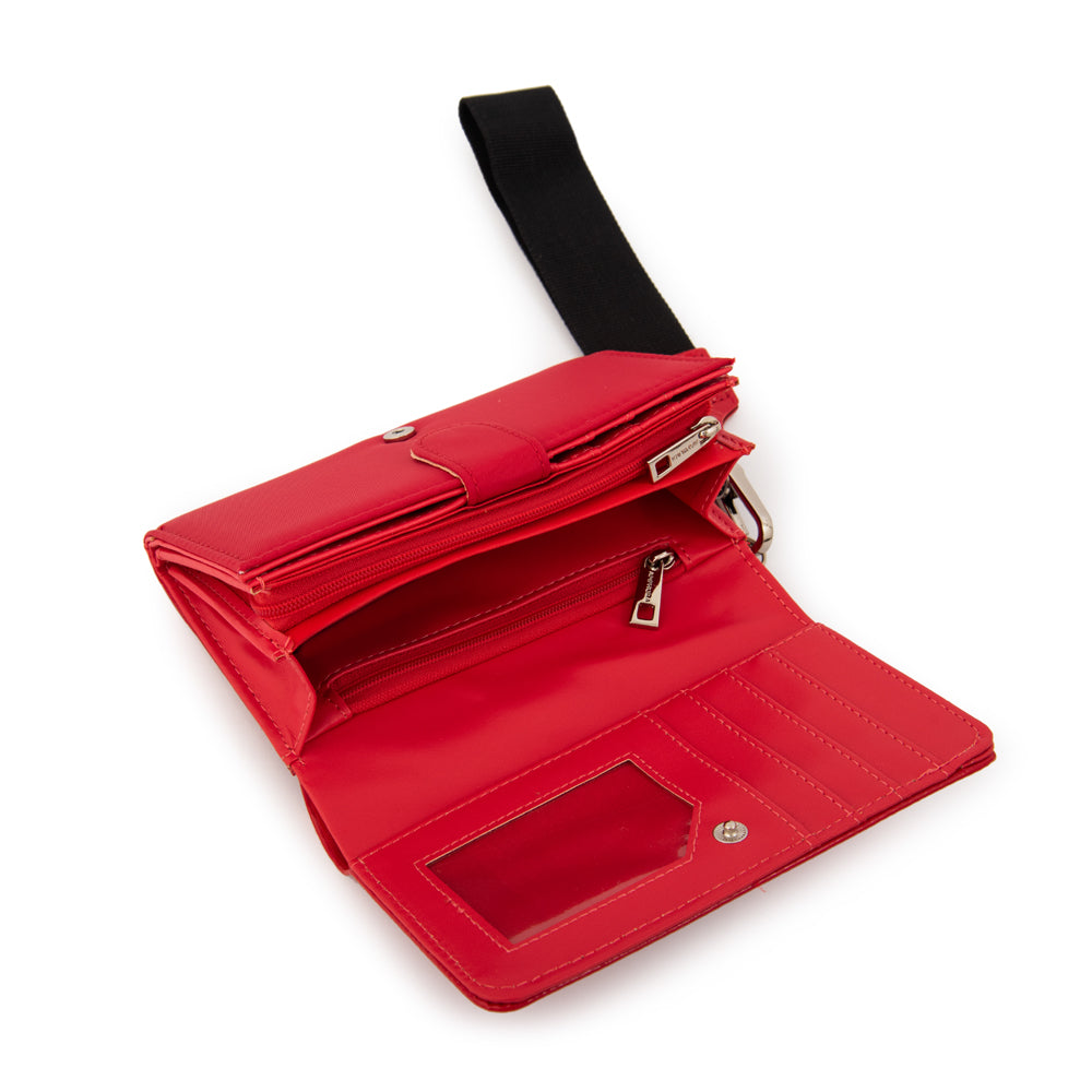 BILLETERA MEDIANA CARINA ROJO