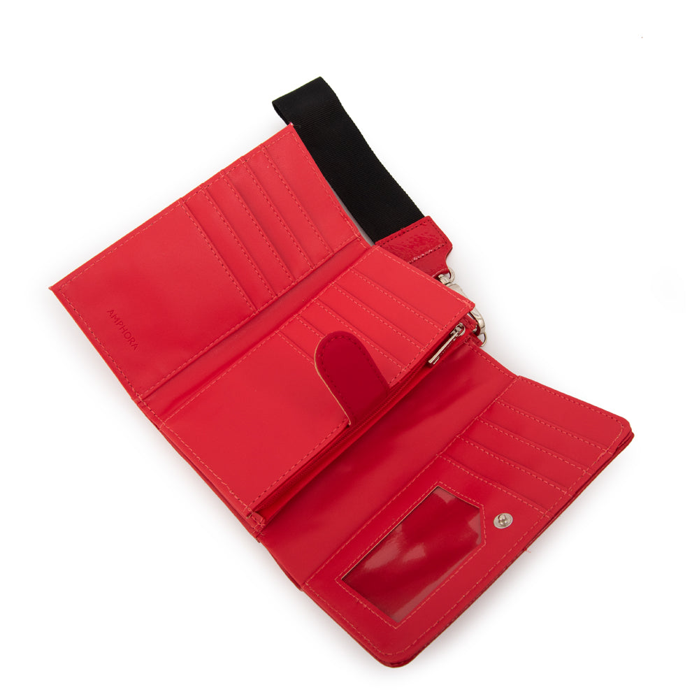 BILLETERA MEDIANA CARINA ROJO