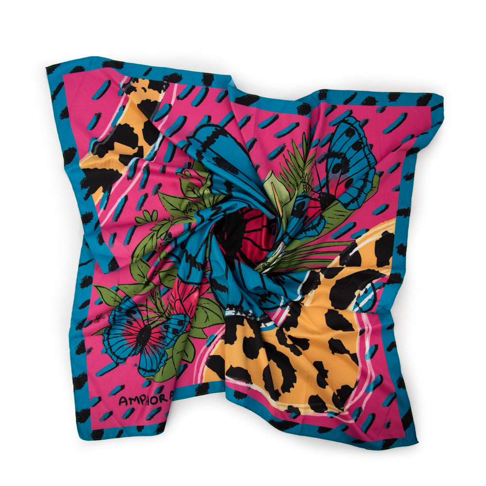 PAÑUELO MEDIANO AUREN ROSA